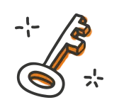 Icon Schlüssel